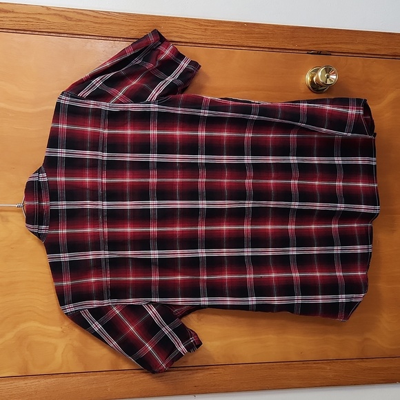 Mens Shirt, Harley-Davidson, XL, Red Plaid - Picture 4 of 6